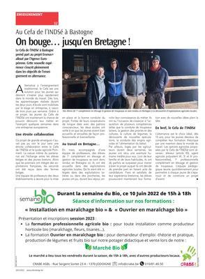 On bouge… jusqu’en Bretagne! On bouge… jusqu’en Bretagne!