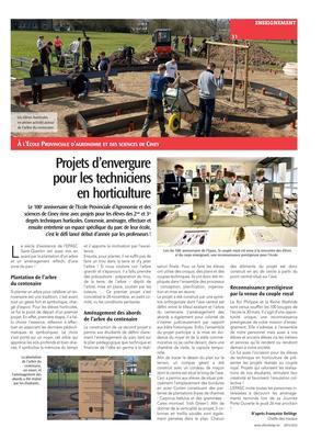 Projets d’envergure pour les techniciens en horticulture Projets d’envergure pour les techniciens en horticulture
