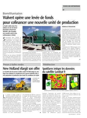 Spotifarm intègre les donnéesdu satellite Landsat 9 Spotifarm intègre les donnéesdu satellite Landsat 9