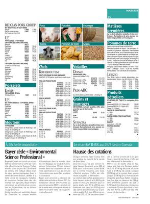 Bayer cède «Environmental Science Professional»