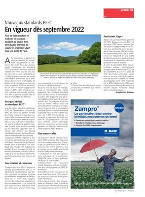 En vigueur dès septembre 2022 En vigueur dès septembre 2022