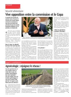 Vive opposition entre la commission et le Copa Vive opposition entre la commission et le Copa