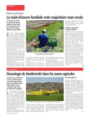 La main-d’œuvre familiale reste majoritaire mais recule La main-d’œuvre familiale reste majoritaire mais recule