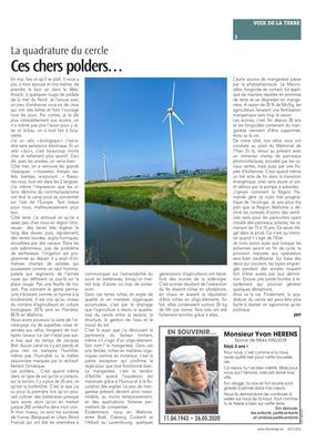 Ces chers polders… Ces chers polders…