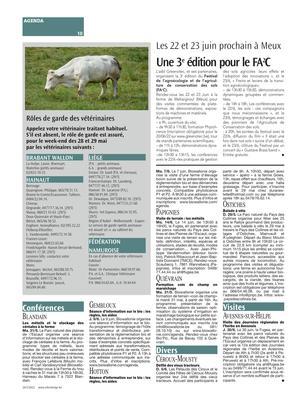 Rôles de garde des vétérinaires Rôles de garde des vétérinaires