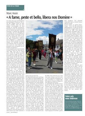«A fame, peste et bello, libera nos Domine» «A fame, peste et bello, libera nos Domine»
