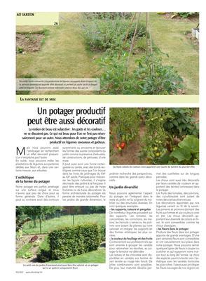 Un potager productifpeut être aussi décoratif