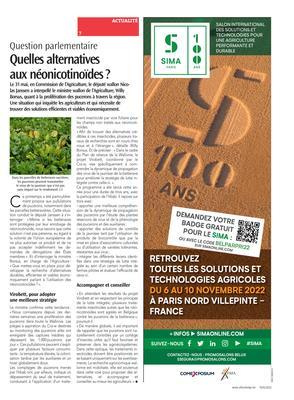 Quelles alternatives aux néonicotinoïdes? Quelles alternatives aux néonicotinoïdes?