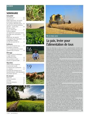 La paix, levier pourl’alimentation de tous La paix, levier pourl’alimentation de tous