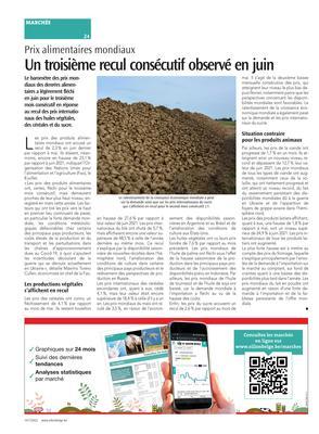 Un troisième recul consécutif observé en juin Un troisième recul consécutif observé en juin