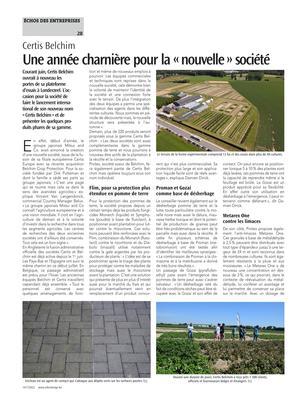 Une année charnière pour la «nouvelle» société Une année charnière pour la «nouvelle» société