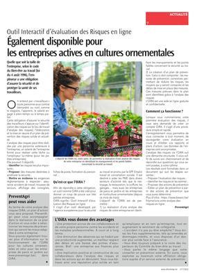 PreventAgri peut vous aider PreventAgri peut vous aider