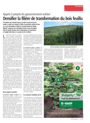 Densifier la filière de transformation du bois feuillu Densifier la filière de transformation du bois feuillu