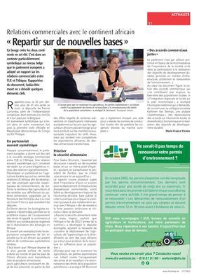 «Repartir sur de nouvelles bases» «Repartir sur de nouvelles bases»