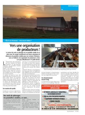 Vers une organisationde producteurs! Vers une organisationde producteurs!