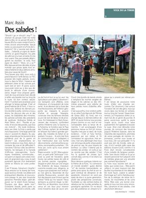 Des salades! Des salades!