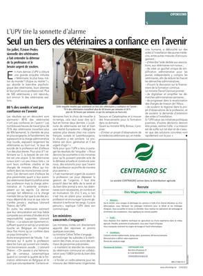 Seul un tiers des vétérinaires a confiance en l’avenir Seul un tiers des vétérinaires a confiance en l’avenir