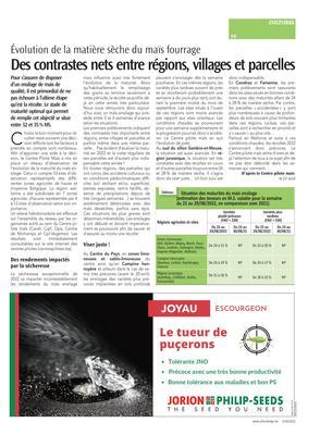 Des contrastes nets entre régions, villages et parcelles Des contrastes nets entre régions, villages et parcelles
