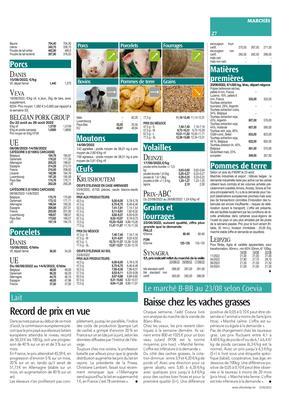 Record de prix en vue