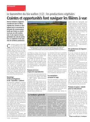 Craintes et opportunités font naviguer les filières à vue Craintes et opportunités font naviguer les filières à vue