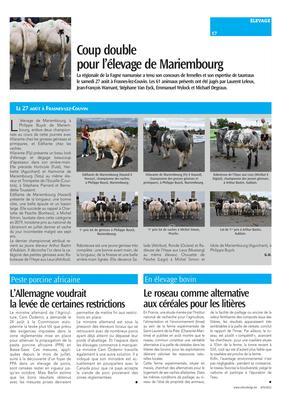 Coup double pour l’élevage de Mariembourg Coup double pour l’élevage de Mariembourg