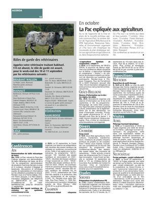 Rôles de garde des vétérinaires Rôles de garde des vétérinaires