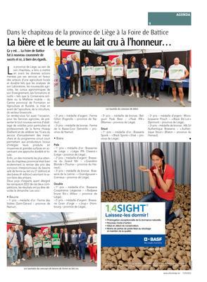 La bière et le beurre au lait cru à l’honneur… La bière et le beurre au lait cru à l’honneur…
