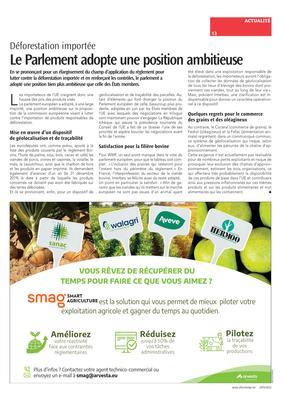 Le Parlement adopte une position ambitieuse Le Parlement adopte une position ambitieuse
