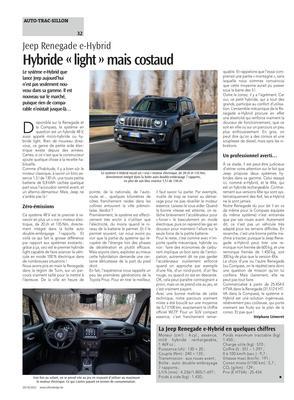 Hybride «light» mais costaud Hybride «light» mais costaud