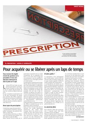 Pour acquérir ou se libérer après un laps de temps Pour acquérir ou se libérer après un laps de temps