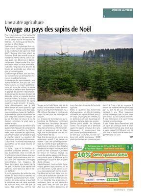 Voyage au pays des sapins de Noël