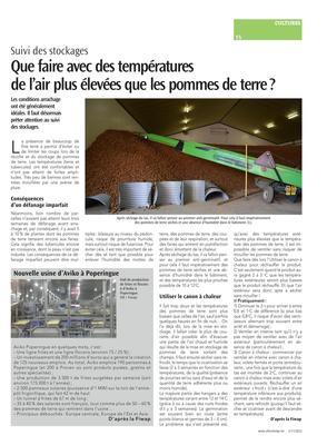 Que faire avec des températuresde l’air plus élevées que les pommes de terre? Que faire avec des températuresde l’air plus élevées que les pommes de terre?