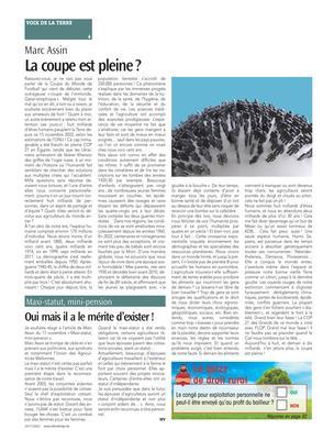 La coupe est pleine? La coupe est pleine?
