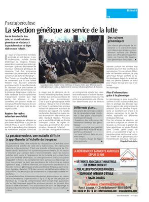 La sélection génétique au service de la lutte La sélection génétique au service de la lutte