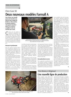 Deux nouveaux modèles Farmall A Deux nouveaux modèles Farmall A