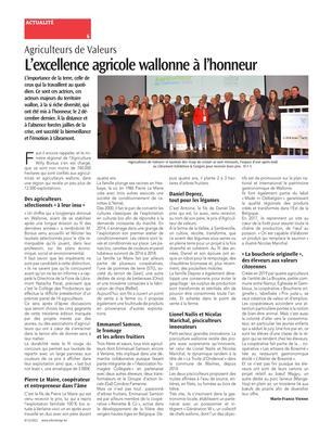 L’excellence agricole wallonne à l’honneur L’excellence agricole wallonne à l’honneur
