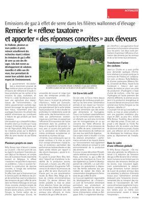 Remiser le «réflexe taxatoire» et apporter «des réponses concrètes» aux éleveurs Remiser le «réflexe taxatoire» et apporter «des réponses concrètes» aux éleveurs
