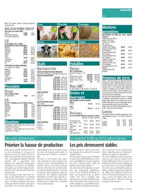 Prioriser la hausse de production Prioriser la hausse de production