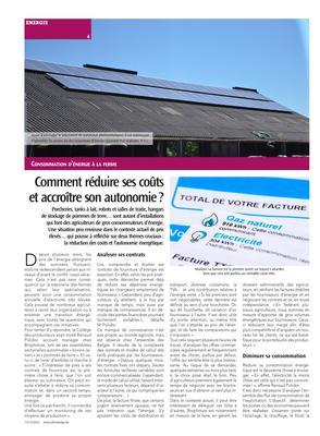 Comment réduire ses coûtset accroître son autonomie? Comment réduire ses coûtset accroître son autonomie?