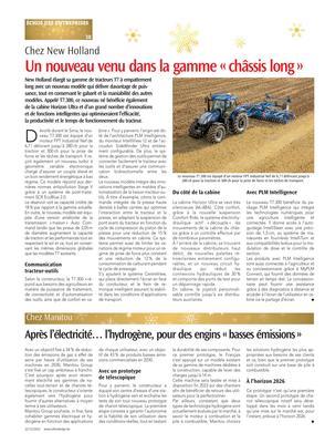 Après l’électricité… l’hydrogène, pour des engins «basses émissions» Après l’électricité… l’hydrogène, pour des engins «basses émissions»