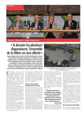 «Si demain les planteursdisparaissent, l’ensemblede la filière en sera affecté» «Si demain les planteursdisparaissent, l’ensemblede la filière en sera affecté»