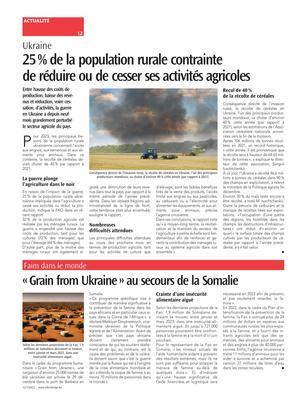 «Grain from Ukraine» au secours de la Somalie