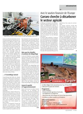 Carraro cherche à décarbonerle secteur agricole Carraro cherche à décarbonerle secteur agricole