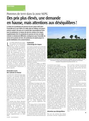 Des prix plus élevés, une demandeen hausse, mais attentions aux déséquilibres! Des prix plus élevés, une demandeen hausse, mais attentions aux déséquilibres!