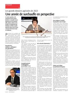 Une année de surchauffe en perspective Une année de surchauffe en perspective