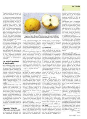 Produire des fruits de qualité, un défi pour chaque arboriculteur Produire des fruits de qualité, un défi pour chaque arboriculteur