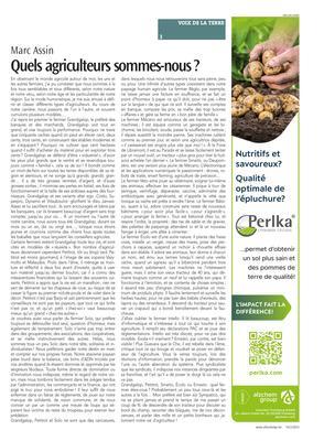 Quels agriculteurs sommes-nous? Quels agriculteurs sommes-nous?