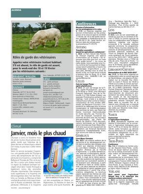Janvier, mois le plus chaud Janvier, mois le plus chaud