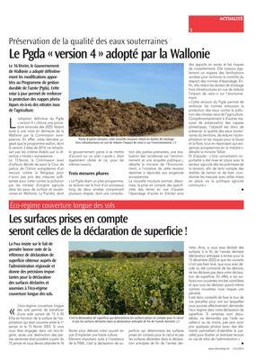 Les surfaces prises en compteseront celles de la déclaration de superficie!