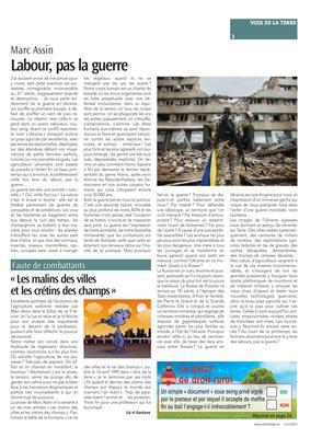 Labour, pas la guerre Labour, pas la guerre